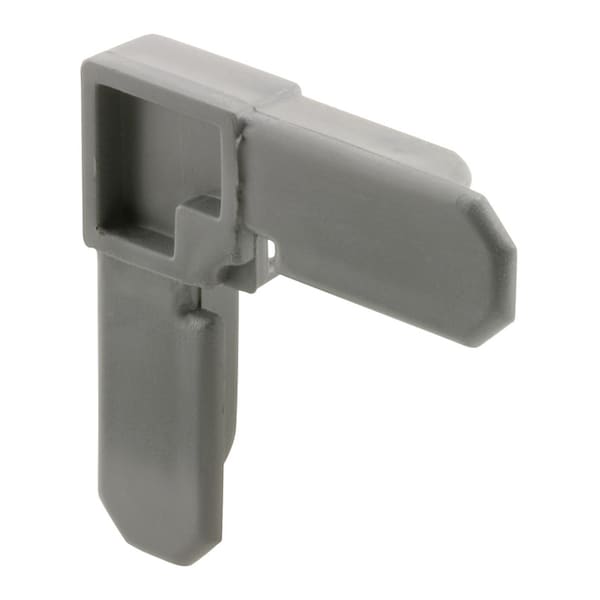 Prime-Line Gray Plastic 3/8 in. W X 3/4 in. L Screen Frame Corner 1 pk